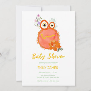 Underbar Rädda Planeten Baby Shower Inbjudan