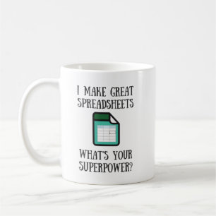 Underbar räknearkSuperpowermugg Kaffemugg
