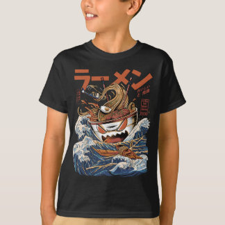 Underbar Ramen av Kanagawa Japanska Food Kaiju Kaw T Shirt