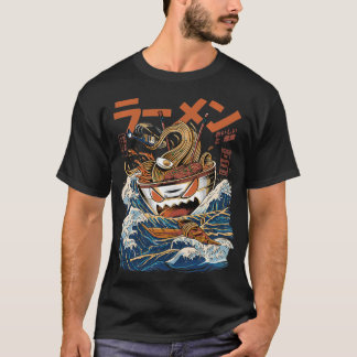 Underbar Ramen av Kanagawa Japanska Food Kaiju Kaw T Shirt