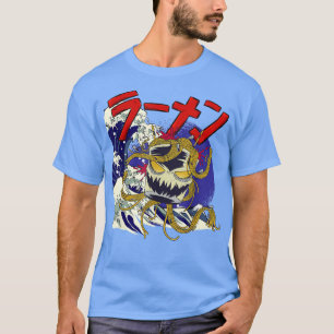 Underbar Ramen of Kanagawa Japansk Food Kaiju Kawa T Shirt