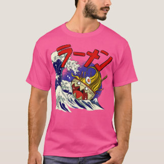 Underbar Ramen of Kanagawa Japansk Food Kaiju Kawa T Shirt