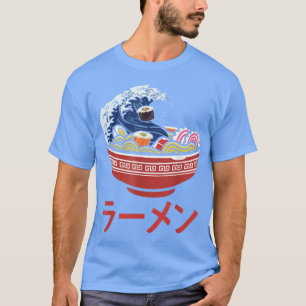 Underbar Ramen Wave of Kanagawa Japanska Noodles K T Shirt