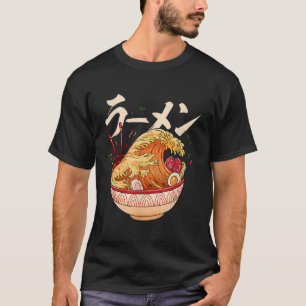 Underbar Ramen Wave of Kanagawa Japanska Noodles U T Shirt