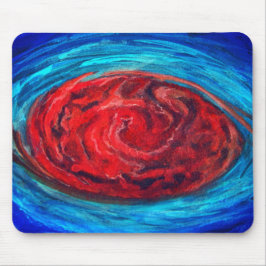 Underbar Red Spot of Jupiter Mousepad Musmatta