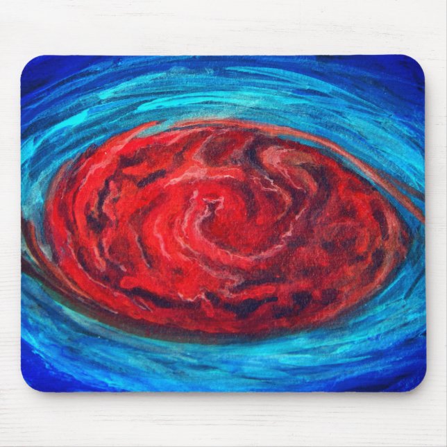 Underbar Red Spot of Jupiter Mousepad Musmatta (Framsidan)