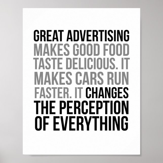 Underbar reklam poster (Framsidan)