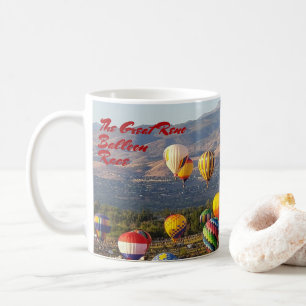 Underbar Reno Balloon Tävling Morgon Stigning 40 Kaffemugg