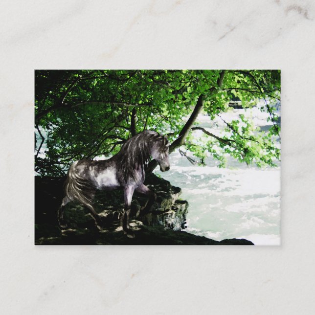 Underbar River Divide Mini-utskrift Visitkort (Framsida)