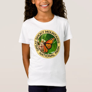 Underbar rökig bergnationalpark t-shirt