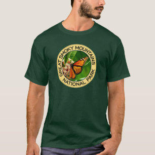 Underbar rökig bergnationalpark tee