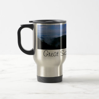 Underbar rökig bergtravel mug resemugg