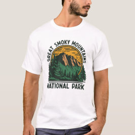 Underbar Rökig Mountains nationalpark T Shirt