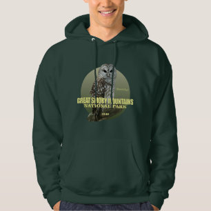Underbar rökig Mtns NP (gallerförsedd uggla) VIK Hoodie