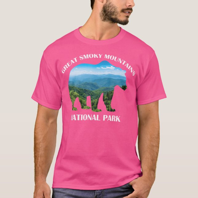 Underbar Rökig nationalpark - häftningskampanj A T Shirt (Framsida)