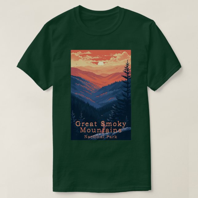 Underbar Rökiga bergstrafik 4 T Shirt (Design framsida)
