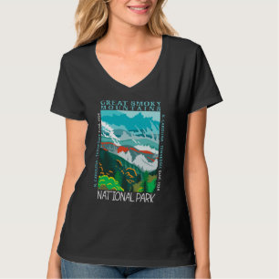 Underbar Rökky Mountains nationalpark Distress T Shirt