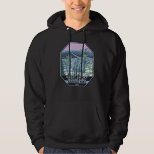Underbar Rökky Mountains nationalpark Retro Hoodie