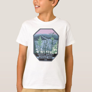 Underbar Rökky Mountains nationalpark Retro T Shirt