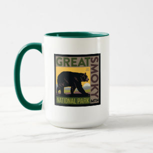 Underbar Röknationalpark Bear Mugg