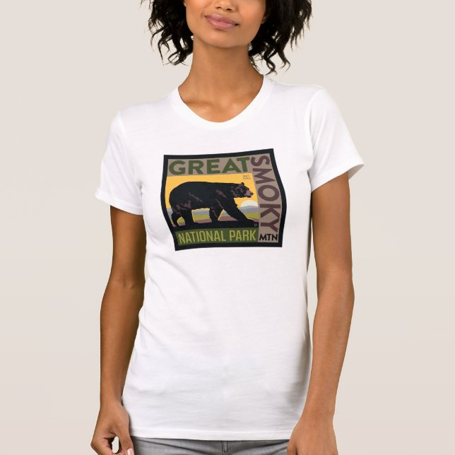 Underbar Röknationalpark| Bear T Shirt (Framsida)