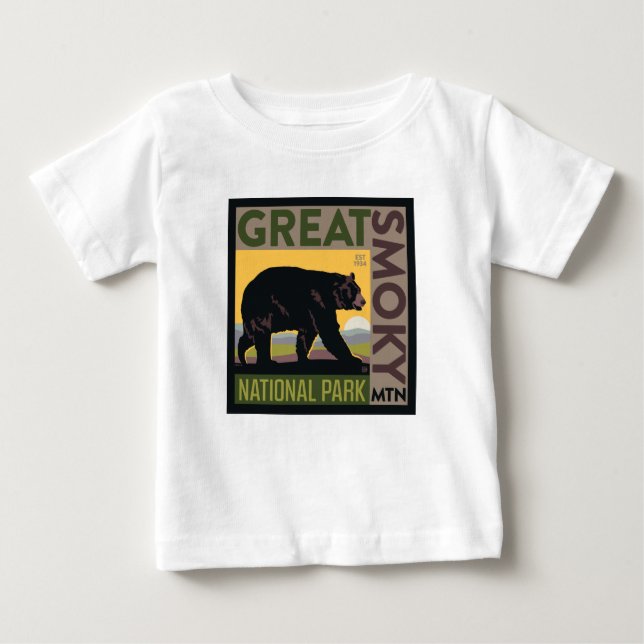 Underbar Röknationalpark| Bear T Shirt (Framsida)