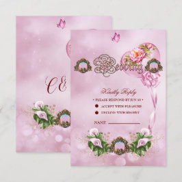 underbar rosa Callas Lily OSA Kort