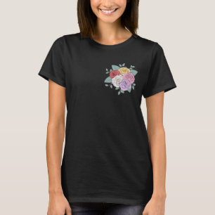 Underbar Rosa Tjej Vib T-Shirt design