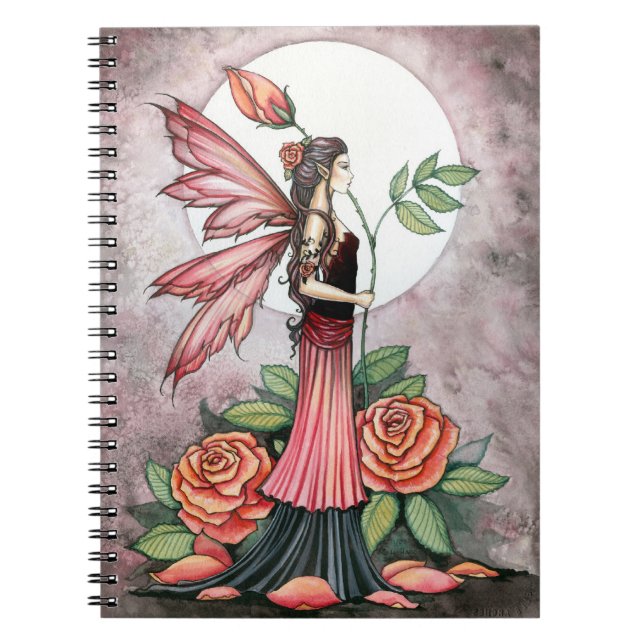 Underbar Rose Fairy Anteckningsbok (Framsidan)