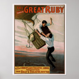 "Underbar Ruby" Vintage teater Poster