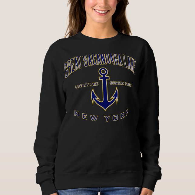 Underbar Sacandaga Sjö ny T Shirt (Framsida)