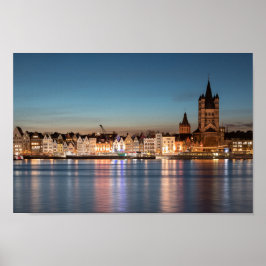 Underbar Saint Martin Church Cologne Poster