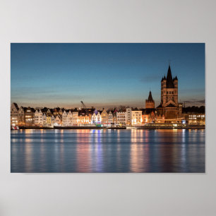 Underbar Saint Martin Church Cologne Poster