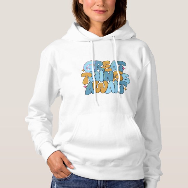 Underbar Sak Await - färgstark motiv T Shirt (Framsida)