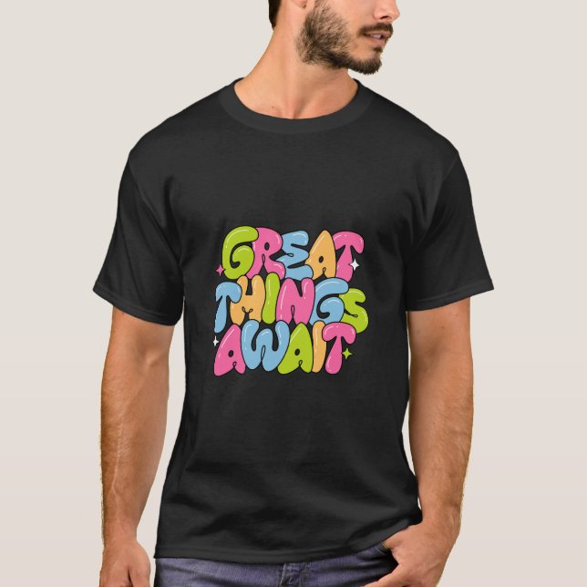 Underbar Sak Await - Motivering T Shirt (Framsida)
