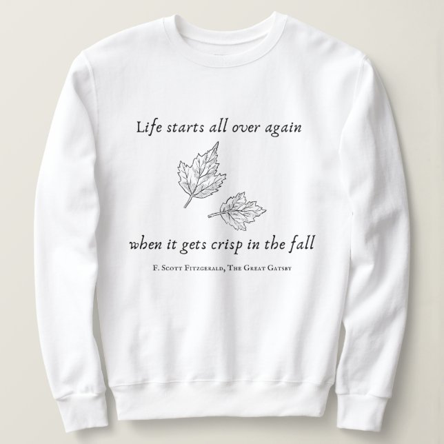 Underbar saltouthöstcitat t shirt (Design framsida)