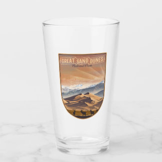 Underbar Sand Dunes National Park Pint Glass Glaskopp