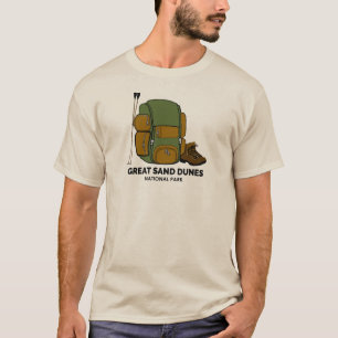 Underbar Sand Dunes National Park-ryggsäck T Shirt