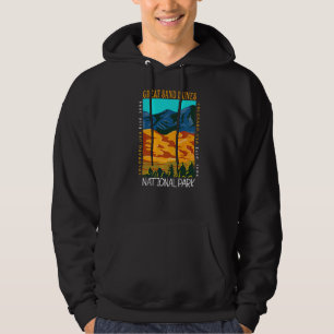 Underbar Sand Dunes nationalpark Colorado Distress Hoodie