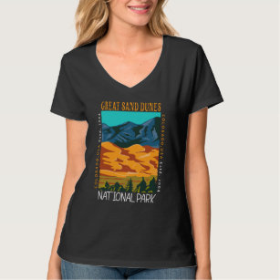 Underbar Sand Dunes nationalpark Colorado Distress T Shirt