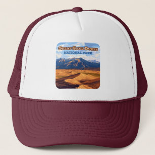 Underbar Sand Dunes nationalpark Colorado Keps