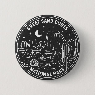 Underbar Sand Dunes nationalpark Colorado Monolin Knapp
