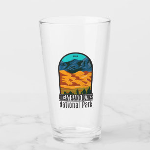 Underbar Sand Dunes nationalpark Colorado Vintage Glaskopp