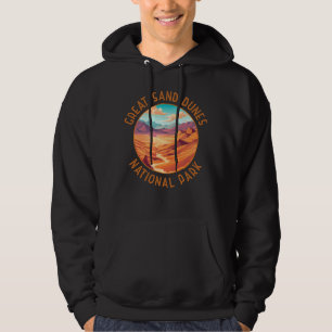Underbar Sand Dunes nationalpark Distress Circle Hoodie