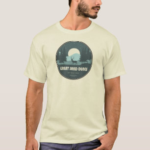Underbar Sand Dunes nationalpark Hjort T Shirt