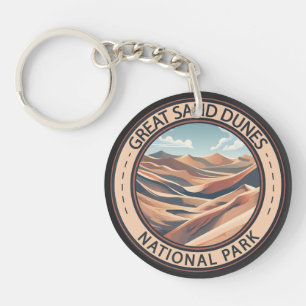 Underbar Sand Dunes nationalpark Illustration Trav