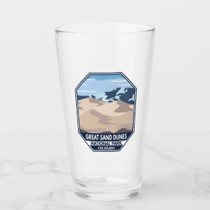 Underbar Sand Dunes nationalpark Minimal Retro Glaskopp