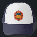 Underbar Sand Dunes nationalpark Retro Compass Keps<br><div class="desc">Underbar Sand Dunes-vektorteckningsdesign. Parken ligger i södra Colorado. Det är känt för stora sanddyner som den torkande Star Dune och för säsong Medano Bäck och stranden som skapas vid sanddynornas bas.</div>