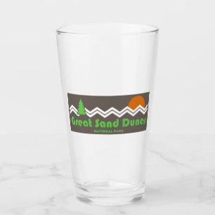 Underbar Sand Dunes nationalpark Retro Glaskopp