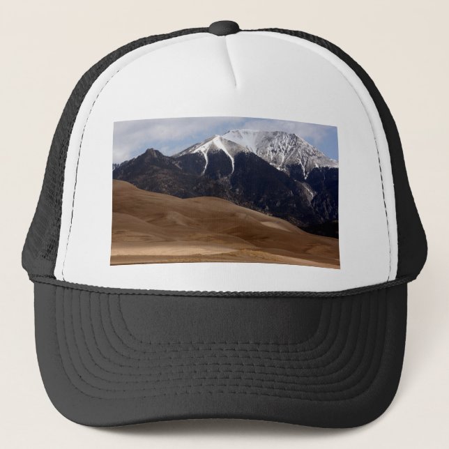 Underbar Sand Dunes nationalpark Souvenir Truckerkeps (Framsida)